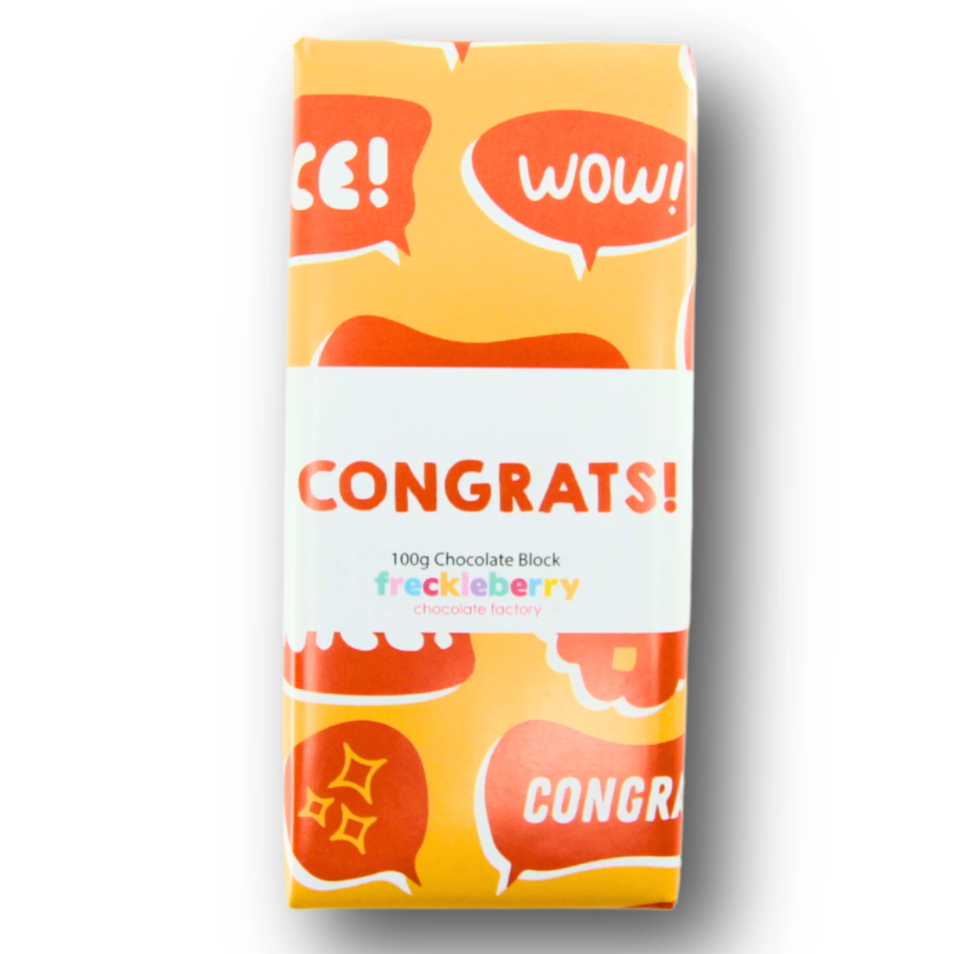Freckleberry Chocolate Block Congratulations