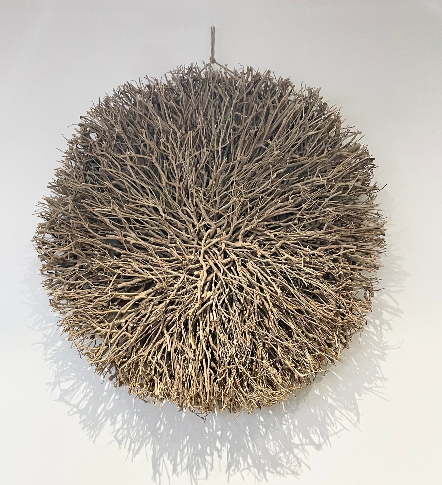 Round Wooden Hanging Decor