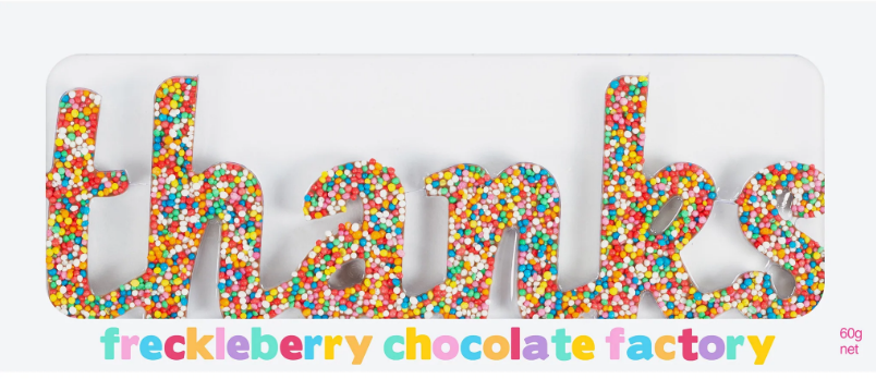 Freckleberry Word Thanks