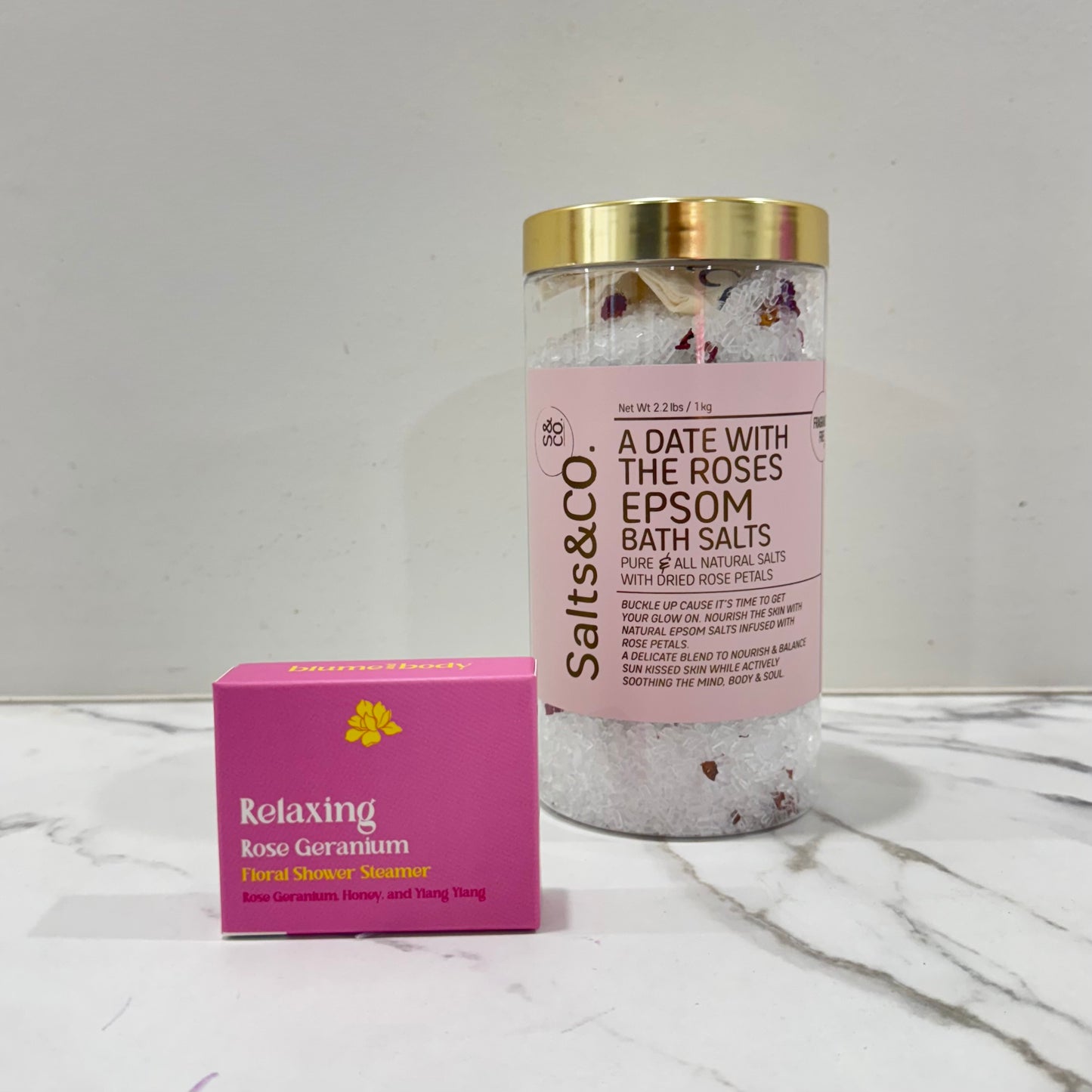 Bath Salt & Shower Steamer Duo