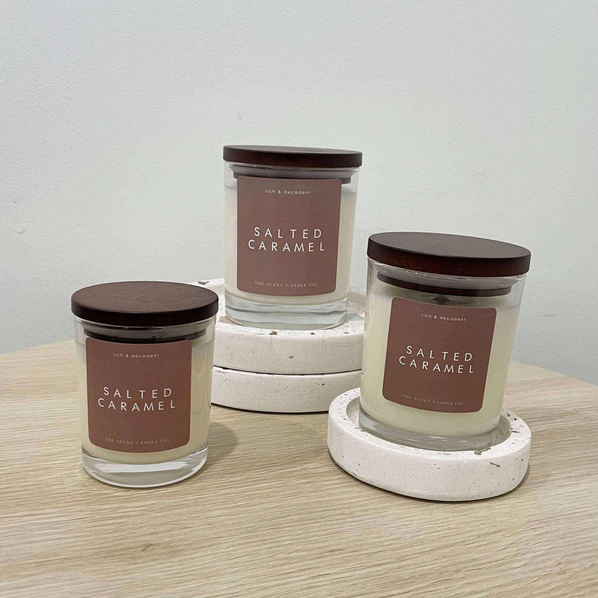 Salted Caramel Candle Petals on Parade